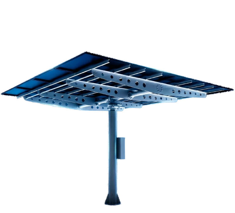 Hoe kan een zonnevolgsysteem met twee assen de PV-efficiëntie verbeteren?